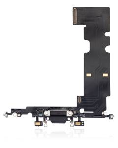 Replacement Charging Port Flex Cable For Apple iPhone 8+ Plus - Space Grey (Aftermarket Quality)
