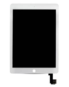 Replacement LCD Assembly With Digitizer Compatible For iPad Air 2 (Sleep / Wake Sensor Flex Pre-Installed) (Aftermarket Pro: XO7) (White)