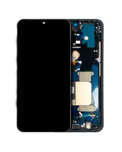 Replacement OLED Display Touch Screen Digitizer Assembly With Frame For LG V60 ThinQ 5G - Black (Refurbished)
