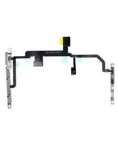Power And Volume Button Connectors Flex Cable With Metal Bracket For Apple iPhone 8+ Plus 5.5 (Aftermarket Quality)
